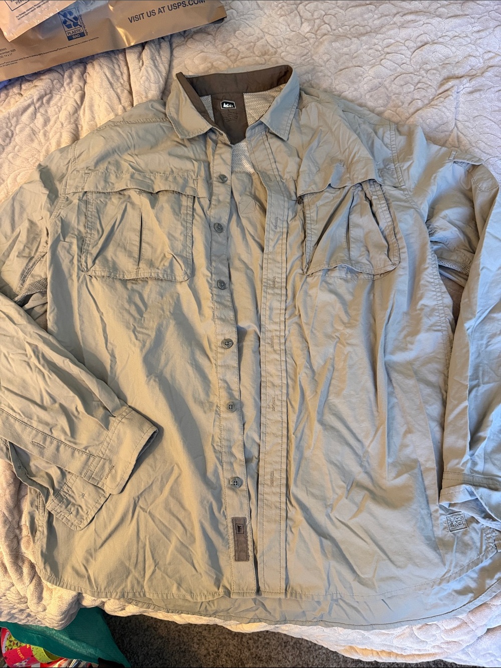 REI Men's Button-Front Shirt Jacket